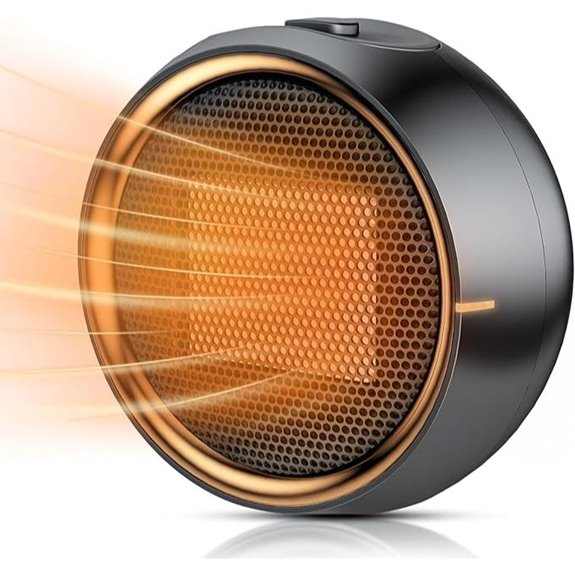 Portable Electric Space Heater with Overheat Protection