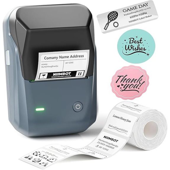 NIIMBOT B1 Label Maker with Tape and Roll