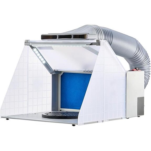 VEVOR Portable Airbrush Spray Booth with LED Lights