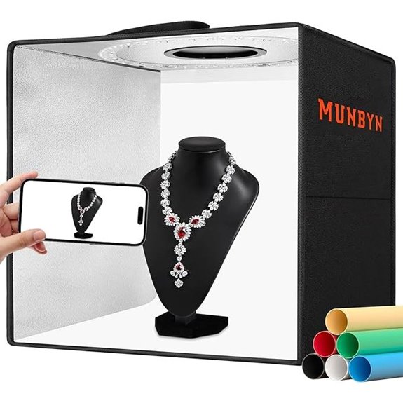 MUNBYN Light Box Photography Studio Kit with Lights