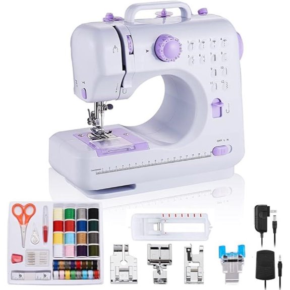 Portable Electric Sewing Machine with 12 Stitches