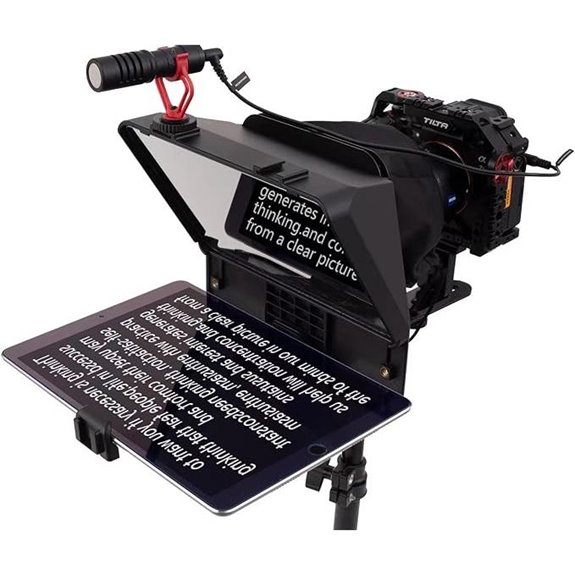 A10 Portable Teleprompter for Smartphones & DSLR