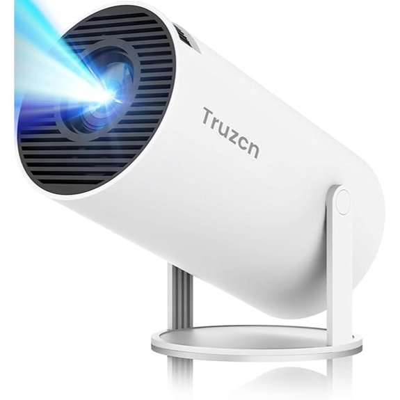 Mini WiFi 6 Bluetooth 5.2 Portable 4K Projector