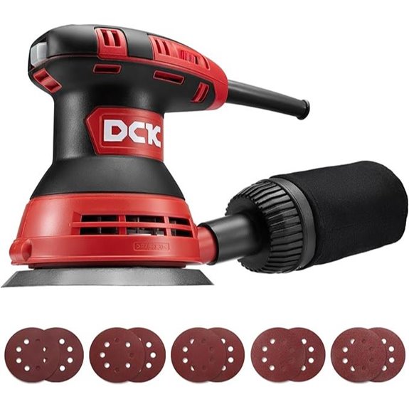 Random Orbital Sander 3.0A 6 Speeds 5-Inch Dust Bag