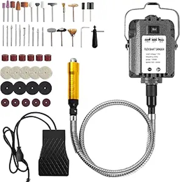 1200W Rotary Tool with Accessories and Foot Control