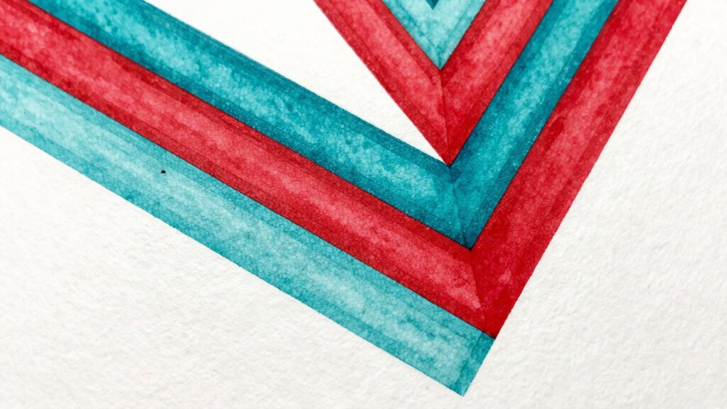 precise masking for clean lines