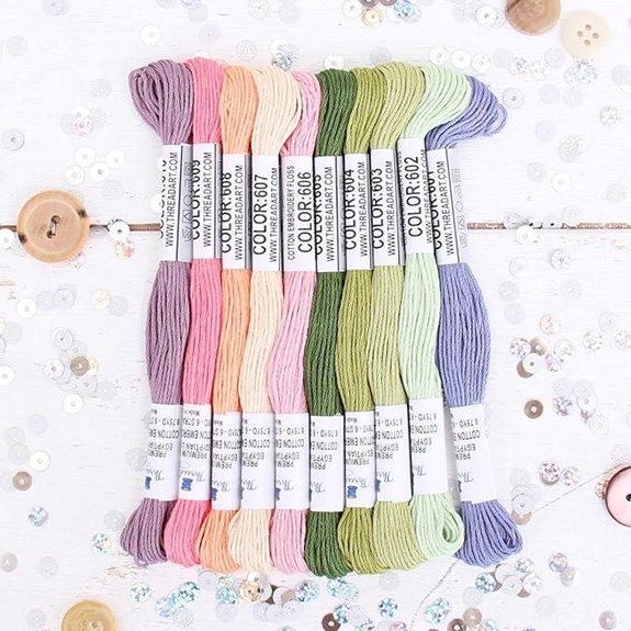 ThreadArt Egyptian Cotton Embroidery Floss Set