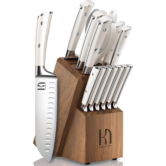 Premium 15-Piece Japanese Kitchen Knife Set