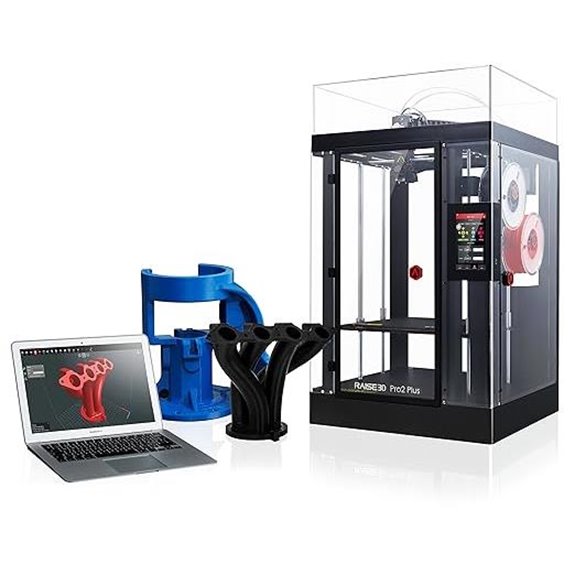Raise3D 101017001 Pro2 Plus 3D Printer Dual Extruder Fully Enclosed