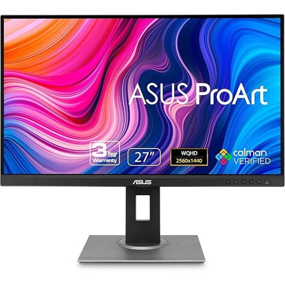 ASUS ProArt 27 WQHD Monitor with Color Accuracy