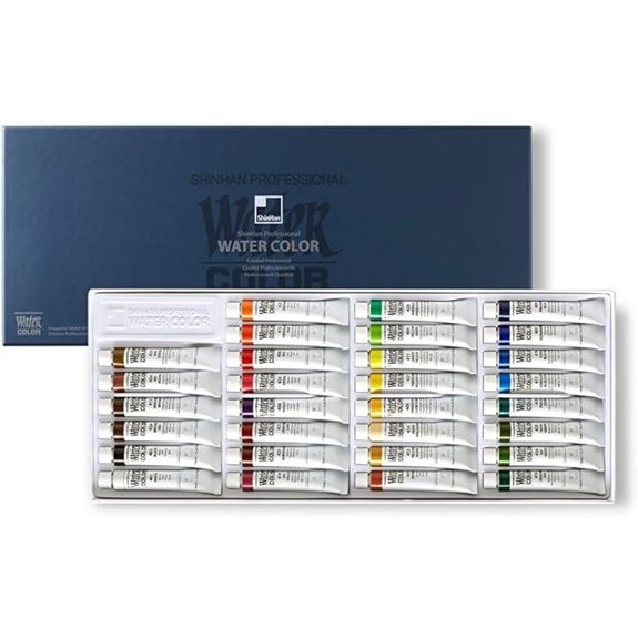 ShinHan Professional Watercolor Paint 7.5ml Tubes 30 Color Set