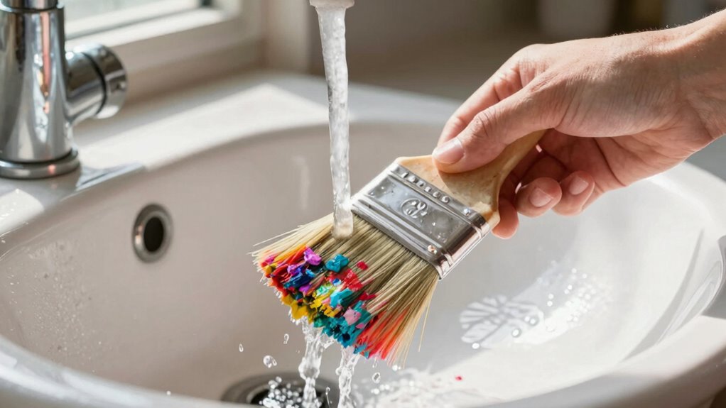 proper brush cleaning techniques