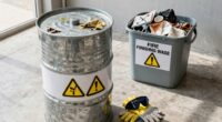 proper disposal of flammable waste