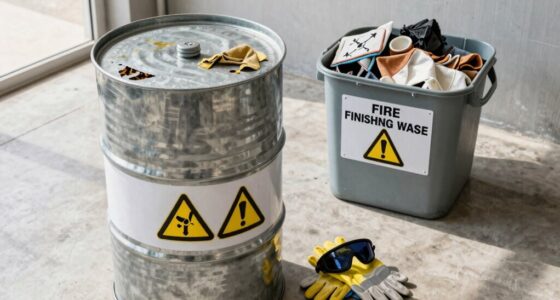 proper disposal of flammable waste