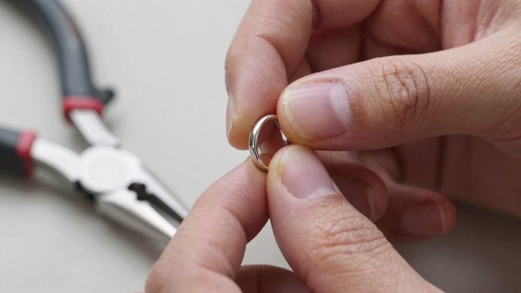 properly opening and closing jump rings