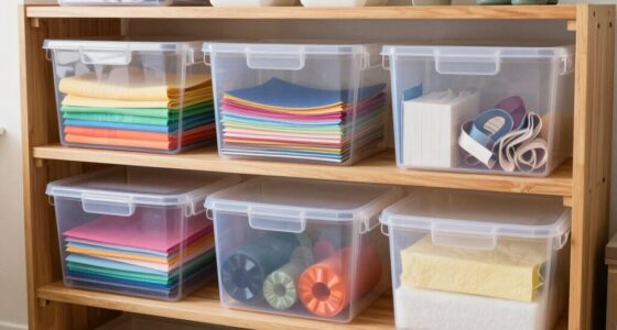 properly store craft materials