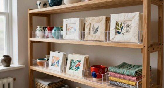 properly store finished crafts