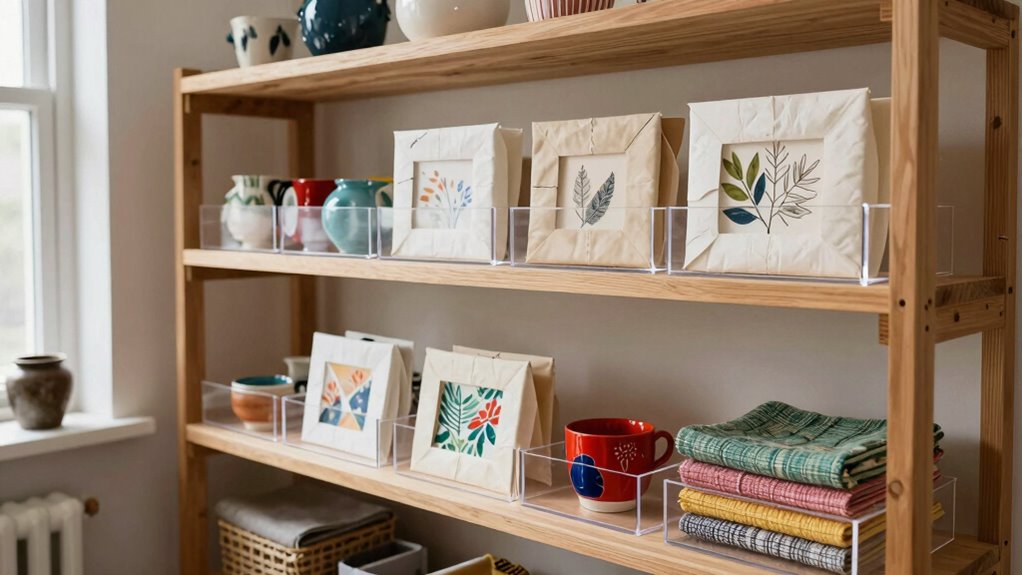 properly store finished crafts