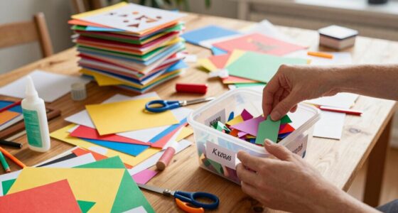 quick post holiday craft cleanup