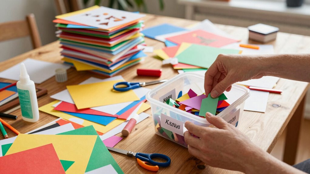 quick post holiday craft cleanup