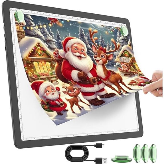 TOHETO Rechargeable A3 Light Pad for Drawing