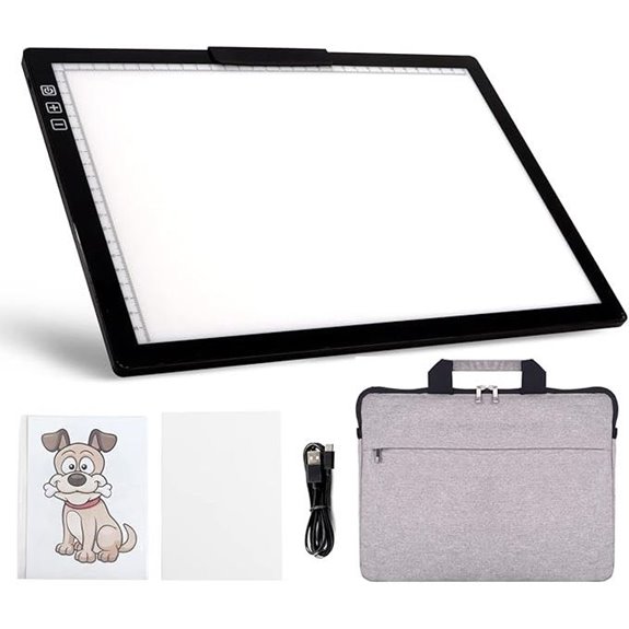 Rechargeable LED Light Pad with Padded Case