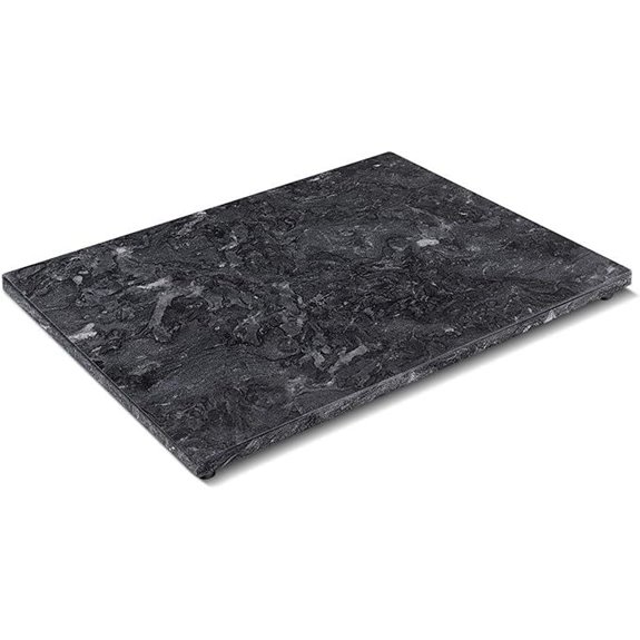 Flexzion Rectangular Marble Cheese Board (11.5 x 15 inches)