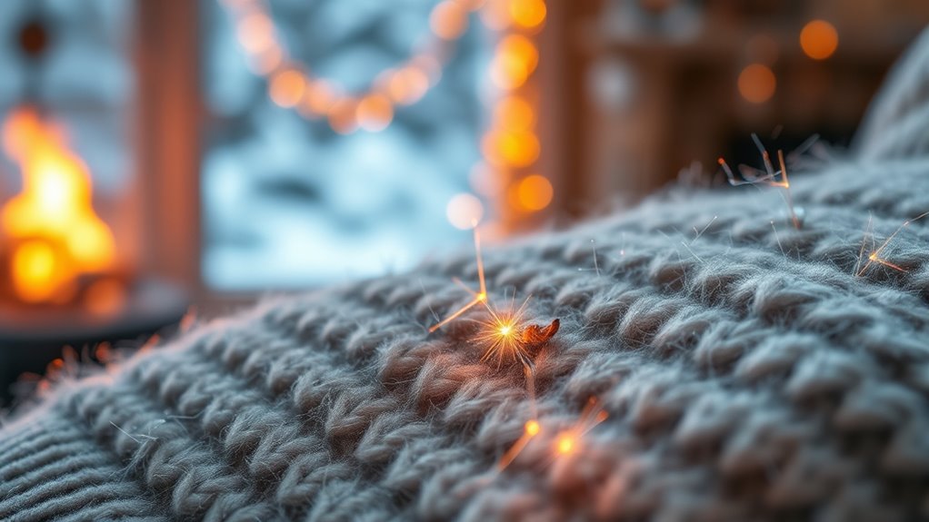 reduce static winter clothing