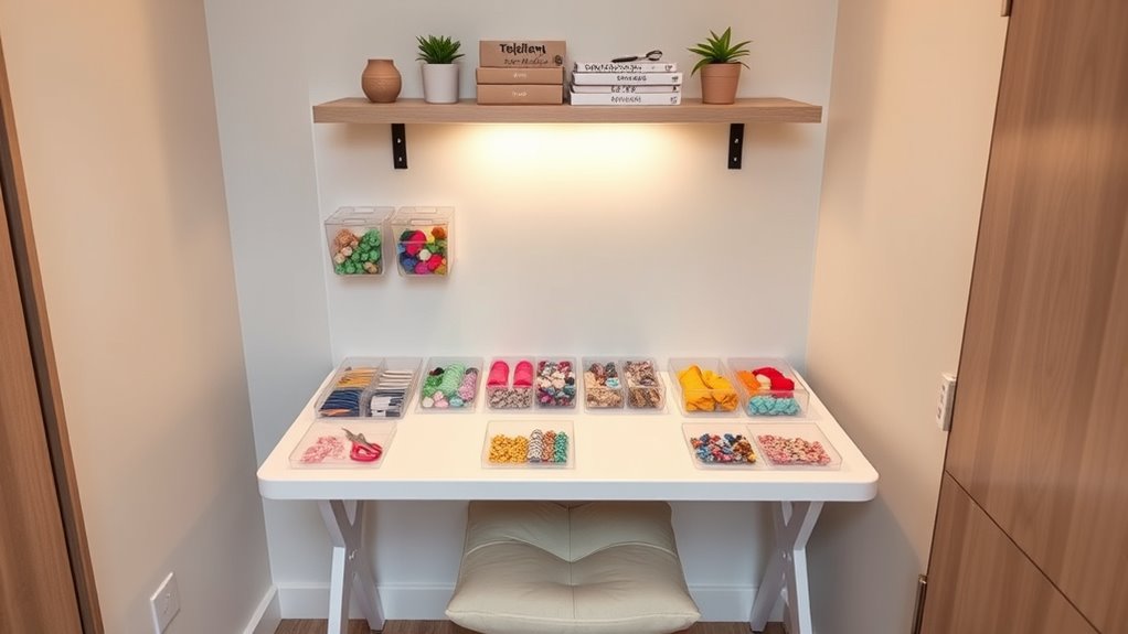 regular cleaning and organizing