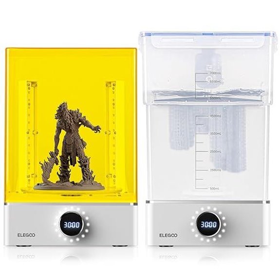 resin 3d print curing