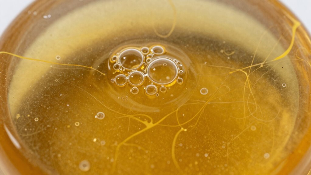 resin bubbles yellowing stickiness