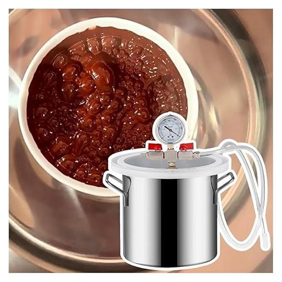 Vacuum Chamber for Resin Casting with Accessories