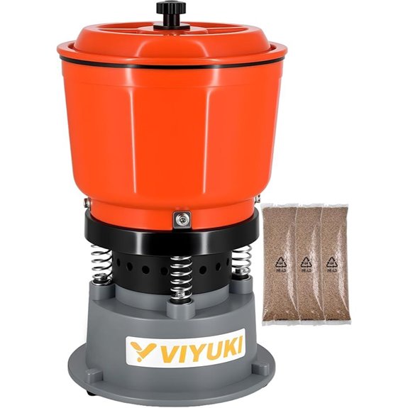Vibratory Tumbler Polishing Machine for Rocks & Metal