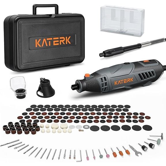 Katerk Rotary Tool Set with Accessories and Flex Shaft