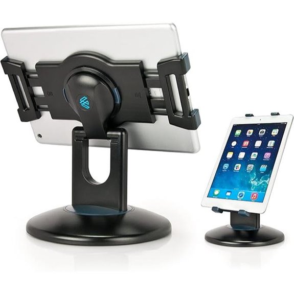 EHO 360° Rotating Tablet Kiosk Stand (Black)