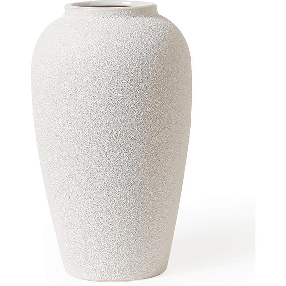 Kokrose Rustic Ceramic Floor Vase for Home Decor