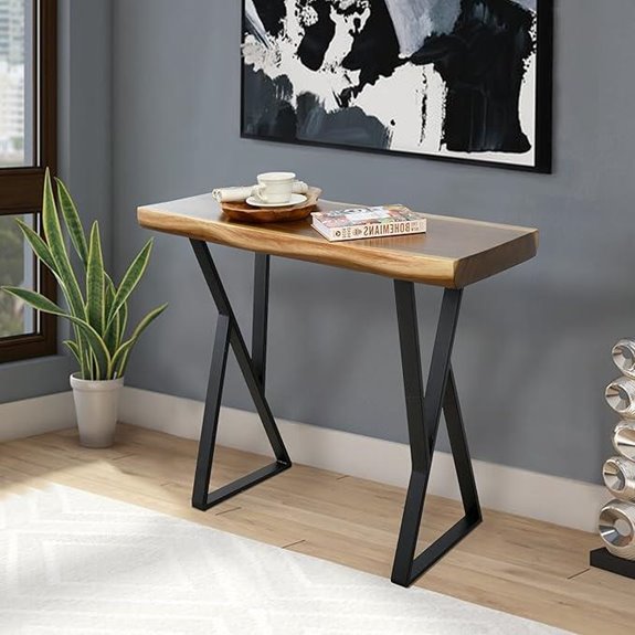 Rustic Solid Wood Coffee & Side Tables (39x14x34)