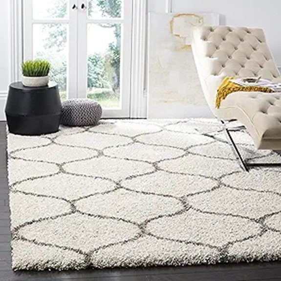 Safavieh Hudson Shag Area Rug 6'x9' Ivory & Grey