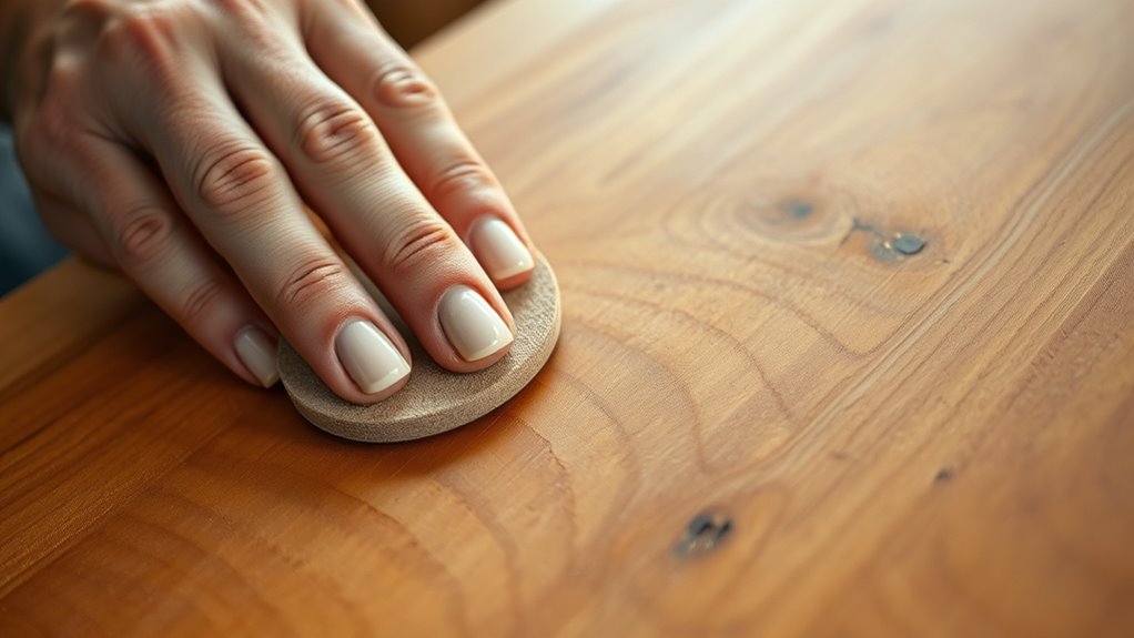 sand before finishing smoothly