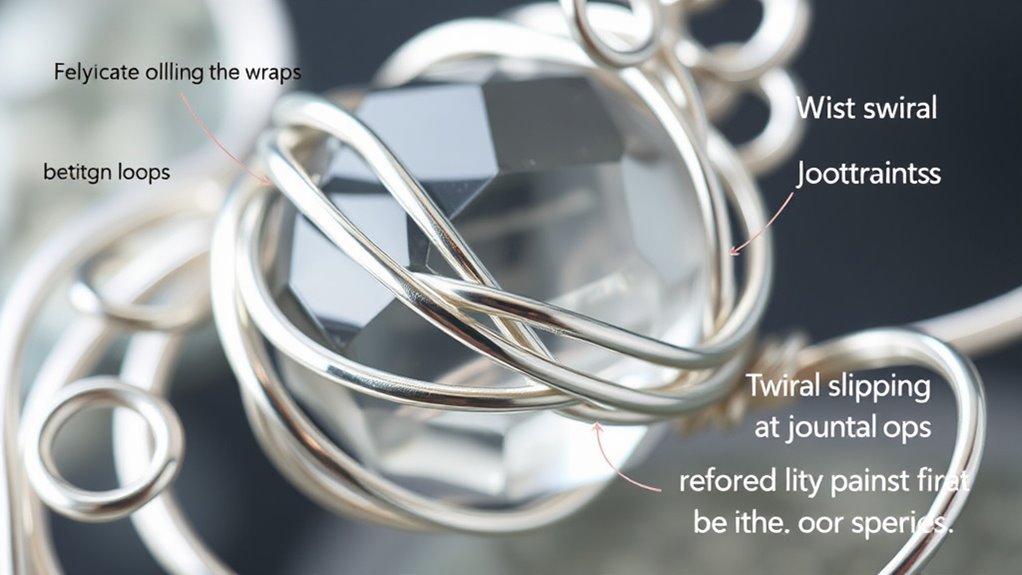 secure wire with wraps