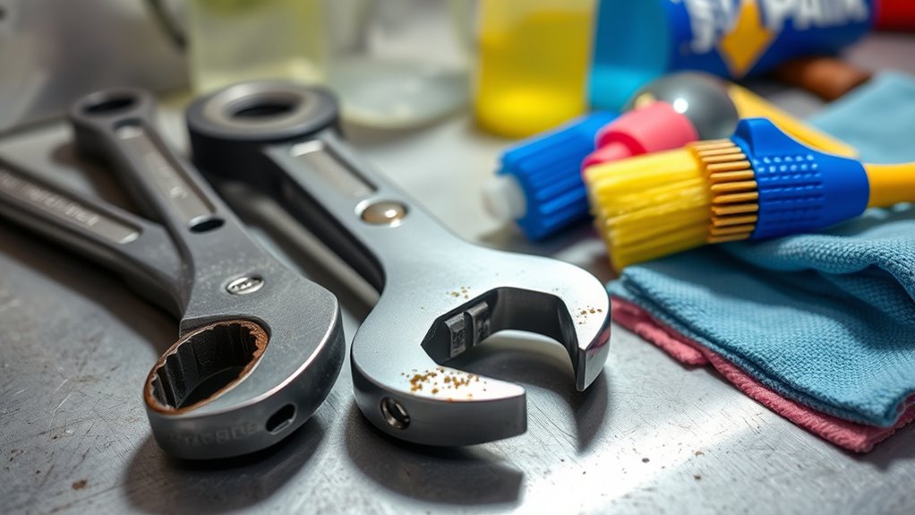 select appropriate cleaning supplies