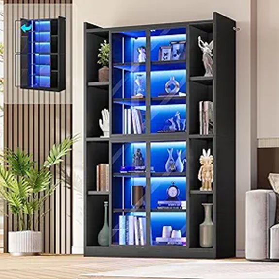 SEDETA 71 Display Cabinet with LED Lights