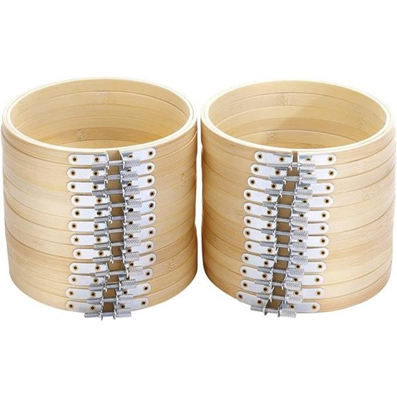 Caydo 24 Embroidery Hoops for Art and Crafts