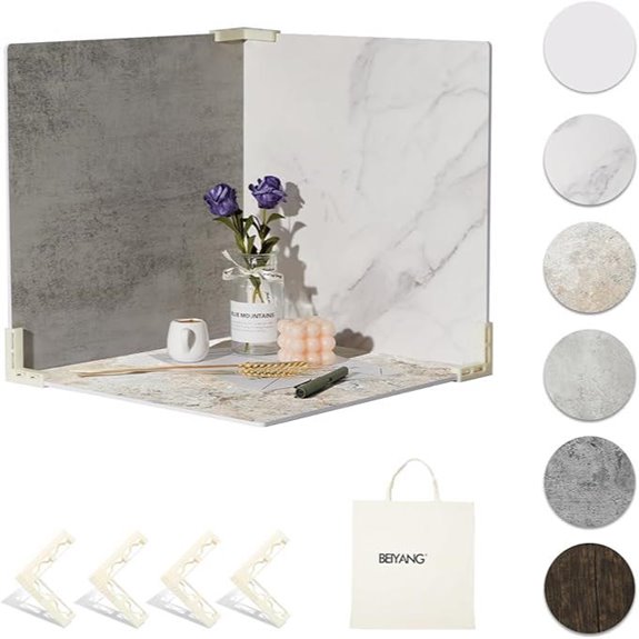 5PCS Photo Backdrop Boards with Carry Bag