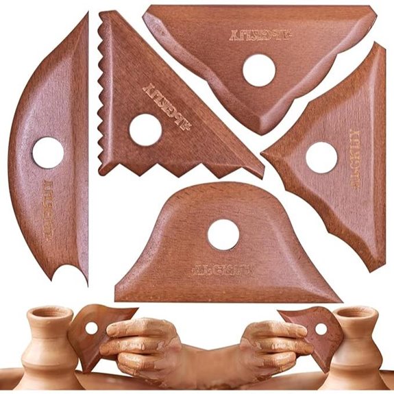 Pottery Ribs 5 Pack for Wheel and Trimming