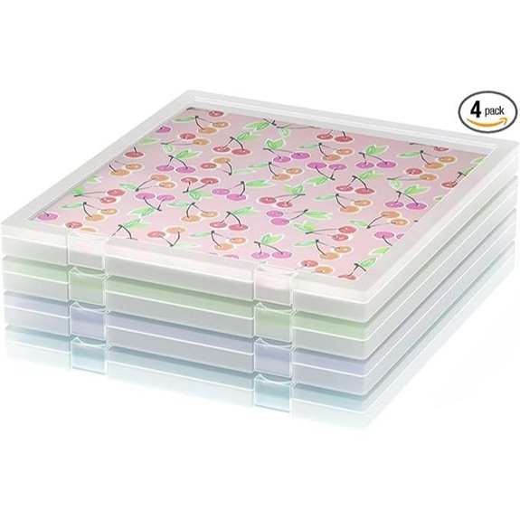 12x12 Paper Storage Containers (4 Pack)