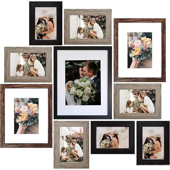 SESEAT Photo Frame Set with 10 Collage Frames
