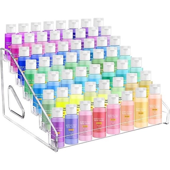 GRETJOB 7-Layer Acrylic Paint Organizer