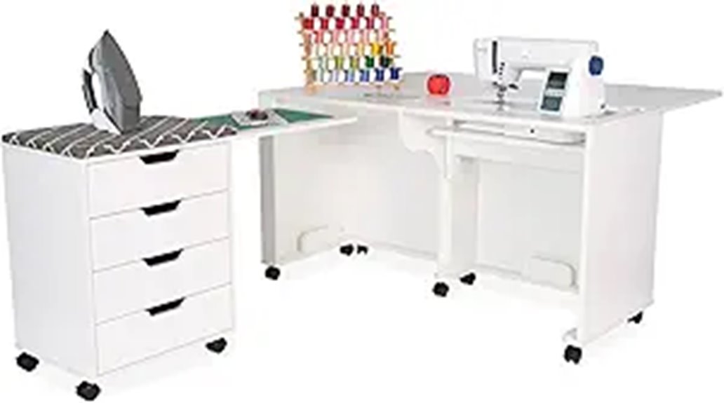 Arrow Laverne & Shirley Sewing and Quilting Cabinet with Lift and Caddy