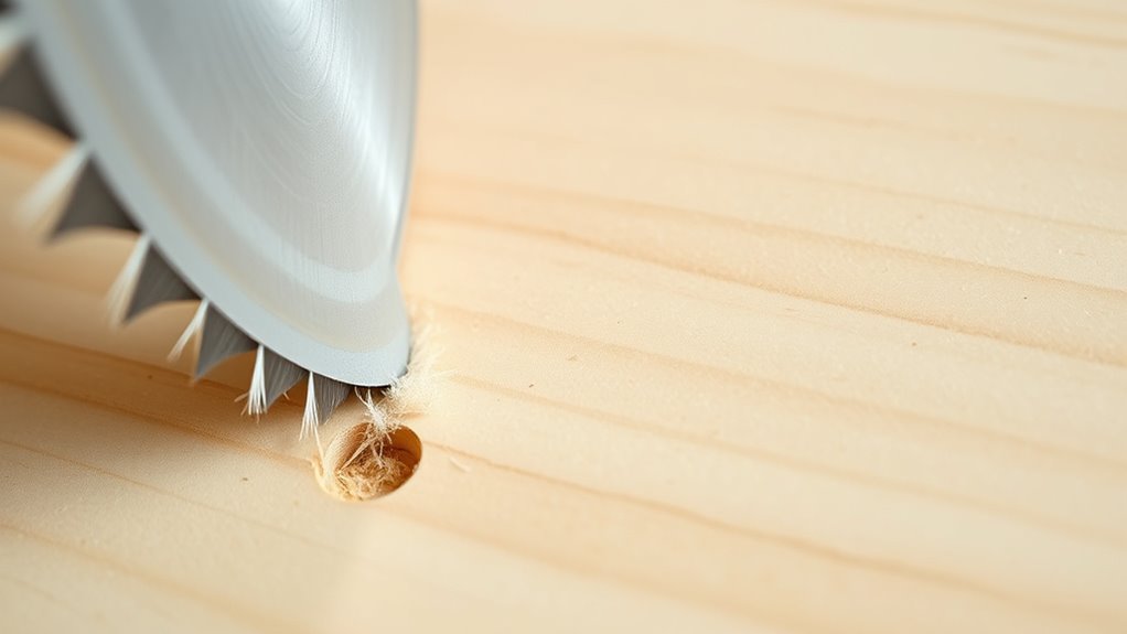 sharp blades and proper support